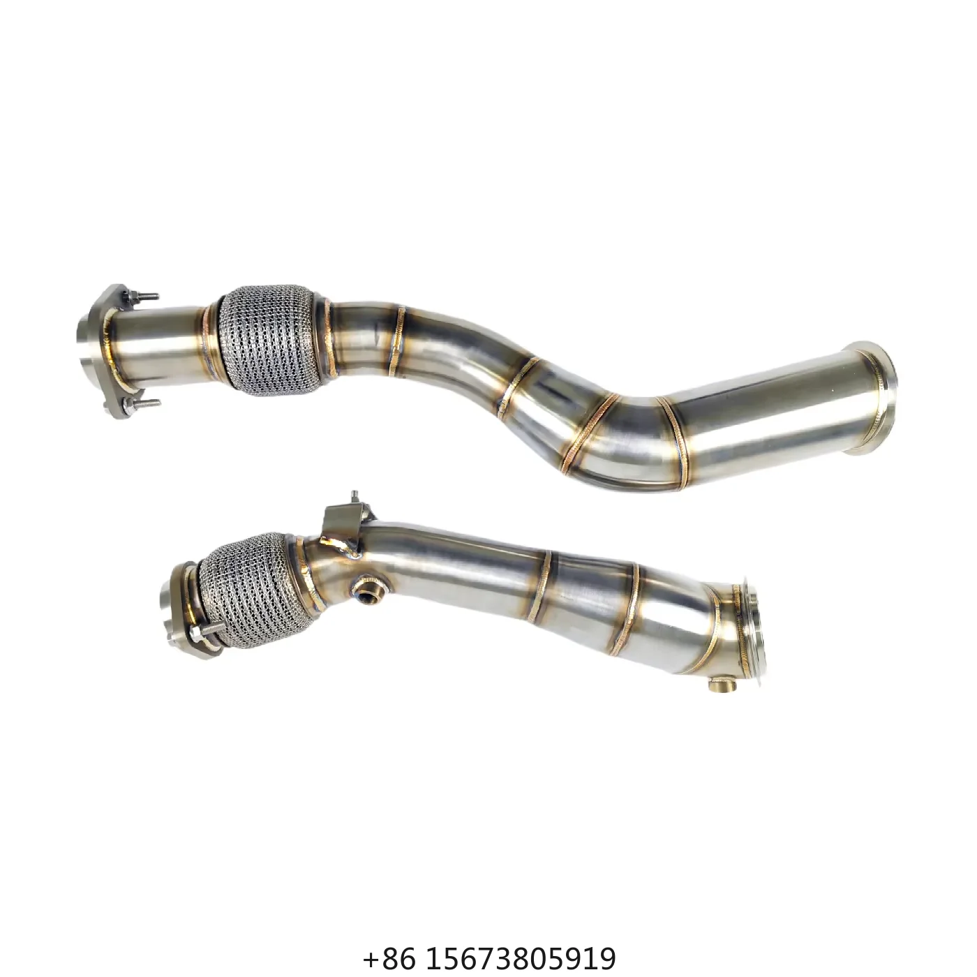 

X3M X4M F97 F98 S58 Downpipe High-Performance SUV Fit Stainless Steel Heatshield Improves Flow Boosts Power Reduces Restriction