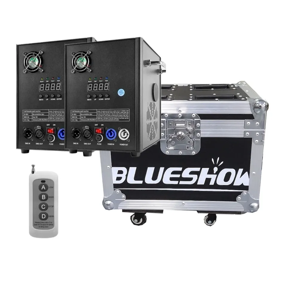 Máquina de chispa fría de 700W, máquina de fuegos artificiales de 600W, bengalas frías de boda con Control DMX, equipo especial para DJ Disco