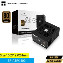 Thermalright TR-ABFX 500 SFX Bronze Direct Power Supply，Mini Power 100-240V full voltage Supports M-ATX or ATX chassis