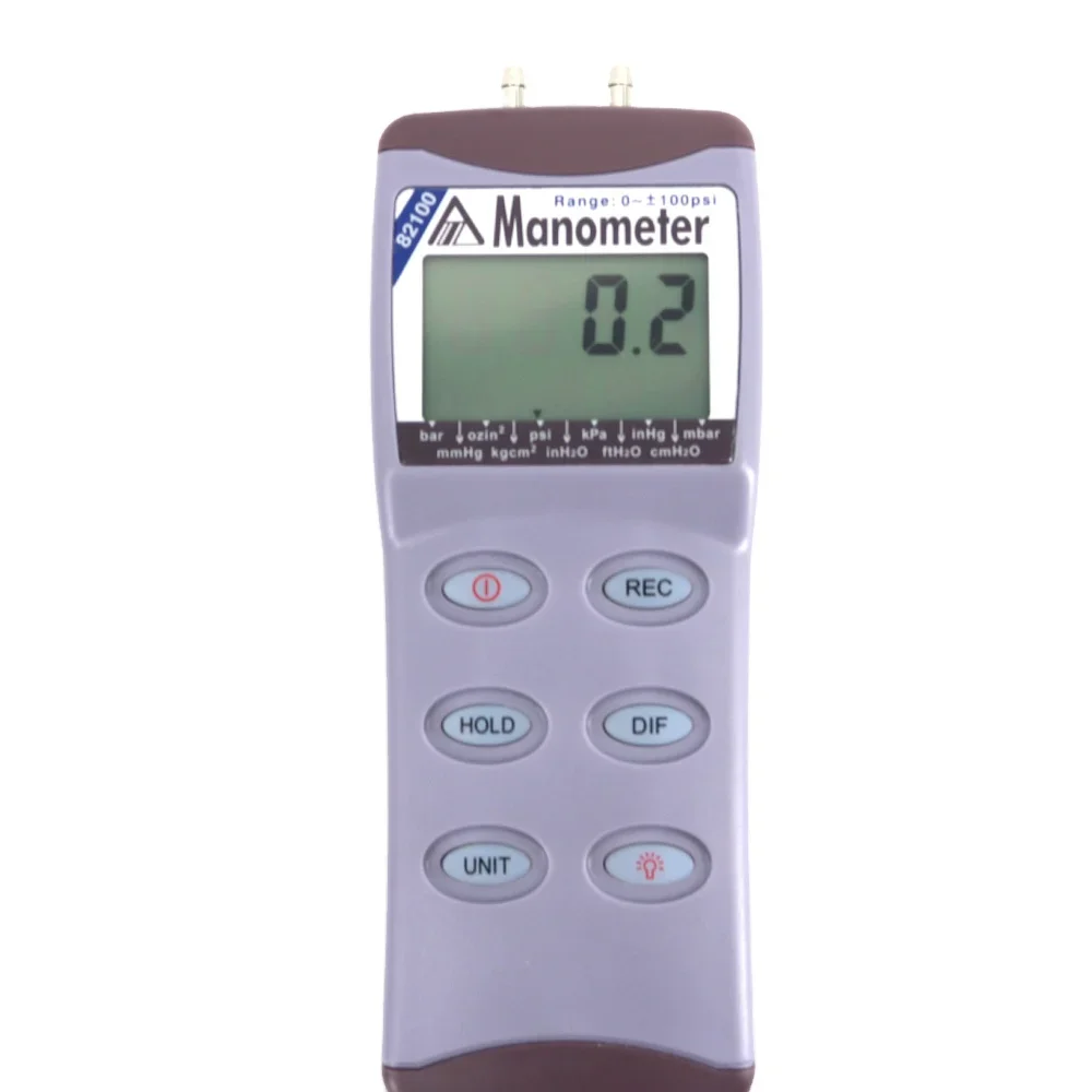 AZ82100 0 ~ 100psi Digital Manometer AZ82100 เครื่องวัดความดันดิจิตอลแบบพกพาเครื่องวัดความดัน