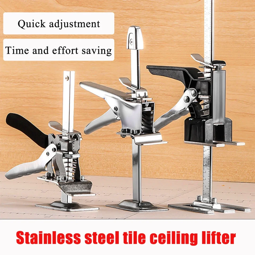 Construction Jack, Wall Tile Locator,Multi-Function Height Adjustment Lifting Device,Door Panel Lifting Cabinet Jack,Raised