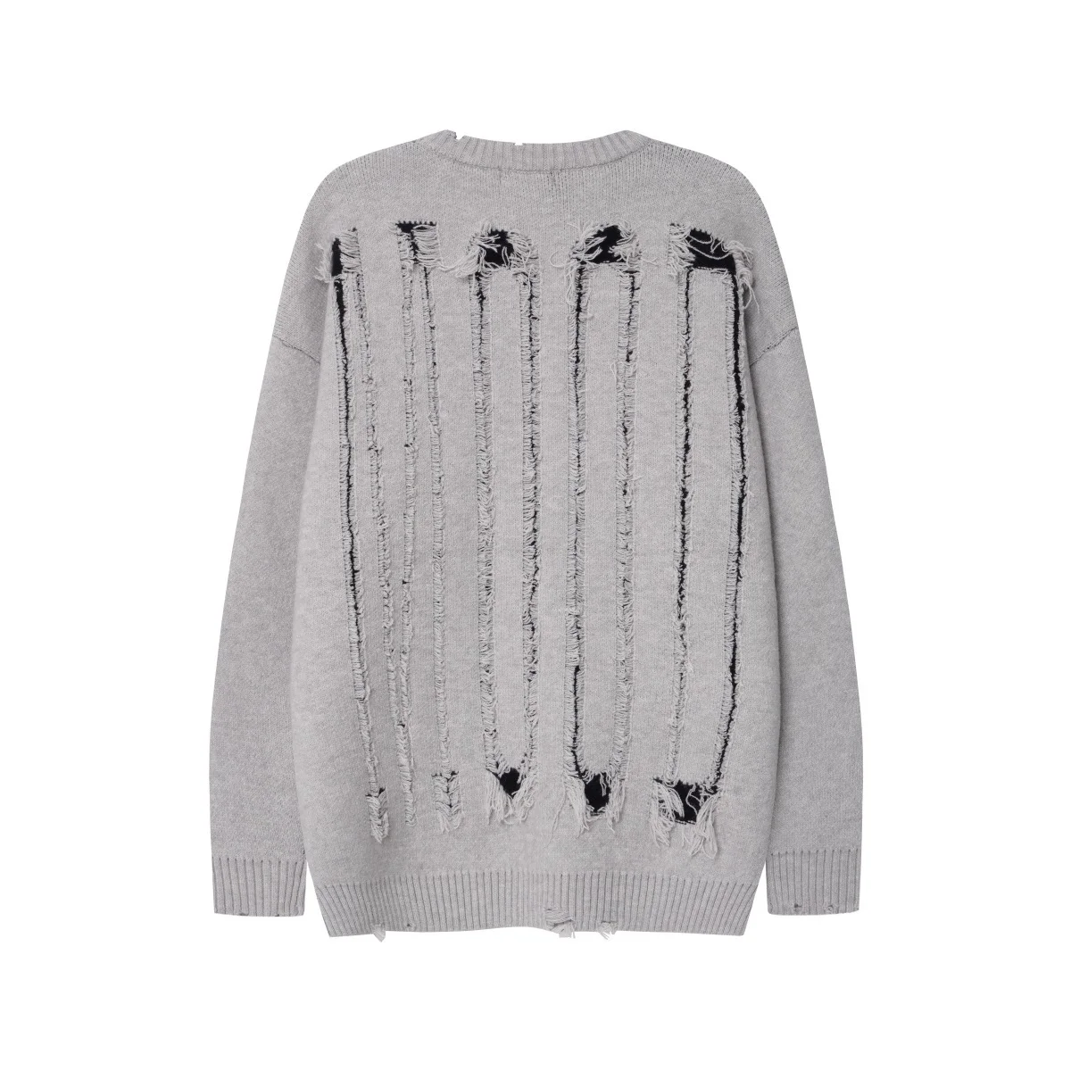 

Рваные рваные дырки с вышивкой и буквами, потертые готические свитера для женщин и девочек, эстетичная зимняя одежда в стиле гранж, пуловер большого размера