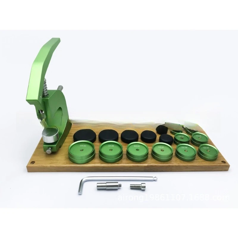 

5500 Green Hand Press Capping Machine, Watch Bottom Capping Machine