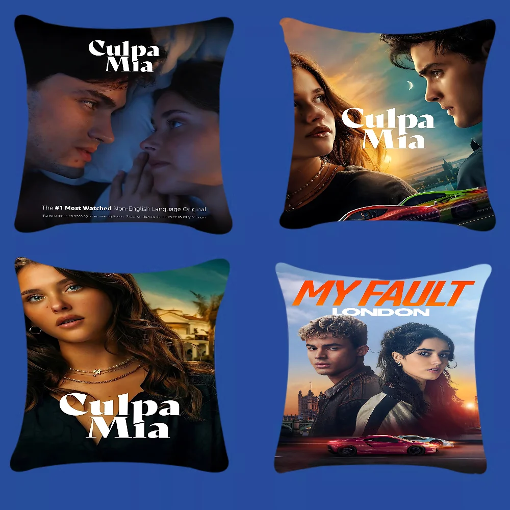 My Fault Culpa Mia 2023 Film Ahorn Design Kissenbezug Happy Autumn Harvest Dekor Urlaub Decorati Kissenbezug