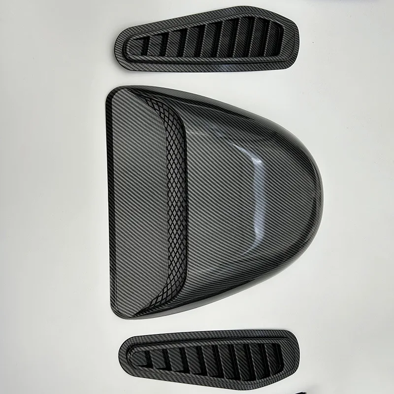 Car Hood Scoop Decorative Cover Universal Auto Airflow Tuning Bonnet Vent Sticker Modification Accessory