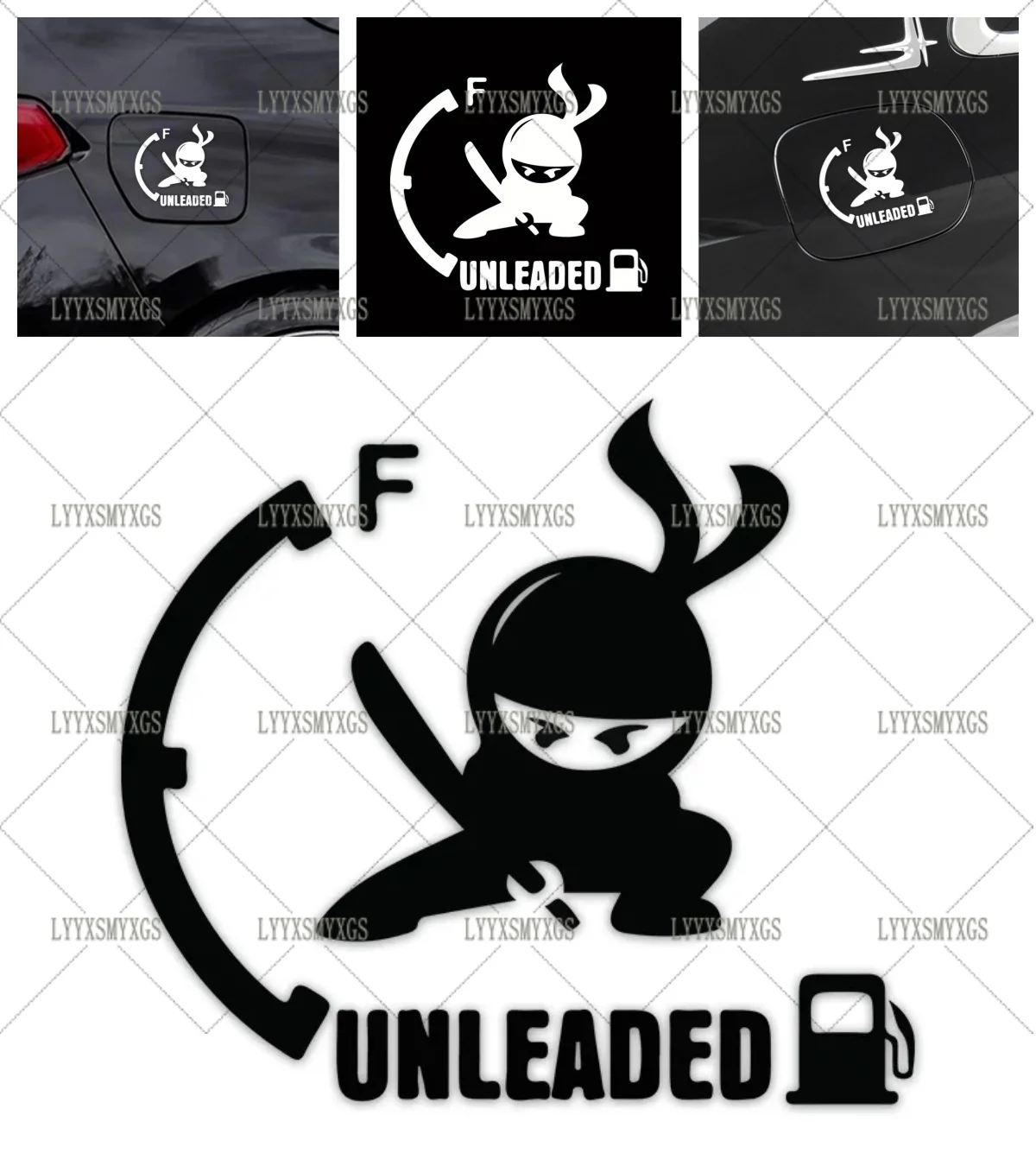 

Self-Adhesive Custom Ninja Style 「Lead-Free」Design Car Stickers Waterproof Sunscreen Vinyl Decal PVC wholesale Car Accessories