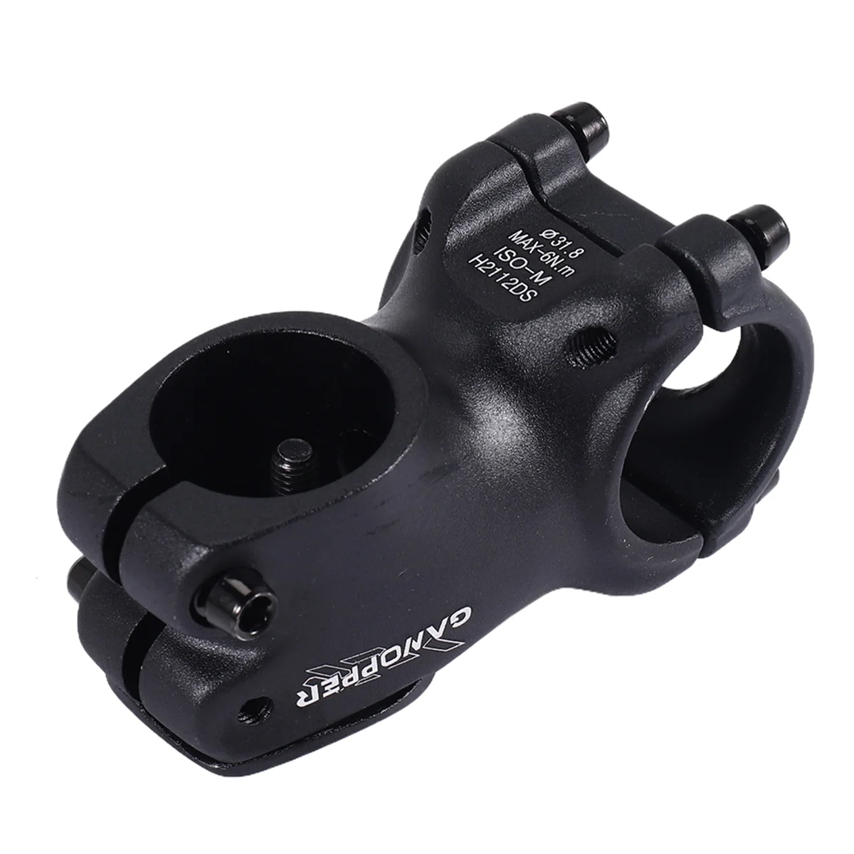 GANOPPER 0 Degree MTB Bike Stem 31.8 Mountain Track Road Bike Alloy Handlebar Stem 50mm Rise Up Bar Stem HOT