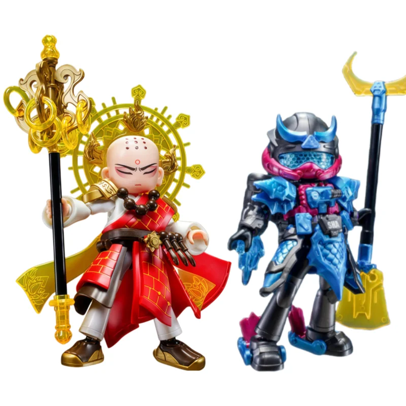 

BLOKEES Infinite Series of Heroes Building Block Man Dharma Phase Tang Monk Sha Wujing Assembly Model Toy Gift Home Decorations
