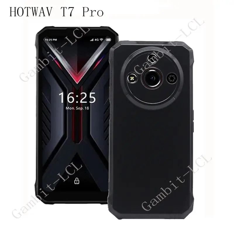 Dla HOTWAV T7 Pro 2024 6.6 "T7Pro HOTWAVT7Pro silikonowy smartfon telefon ochronna tylna obudowa miękka obudowa TPU odporna na wstrząsy