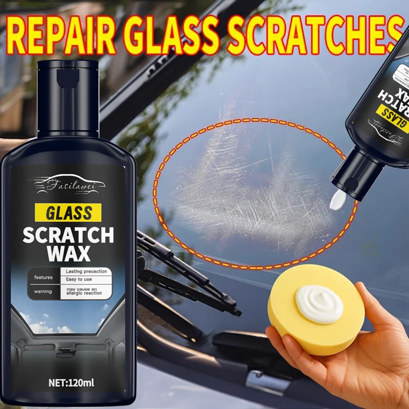 

Воск для ремонта лобового стекла автомобиля — универсальная паста для удаления царапин, воск для полировки акриловых панелей, глубоко удаляет царапины краски