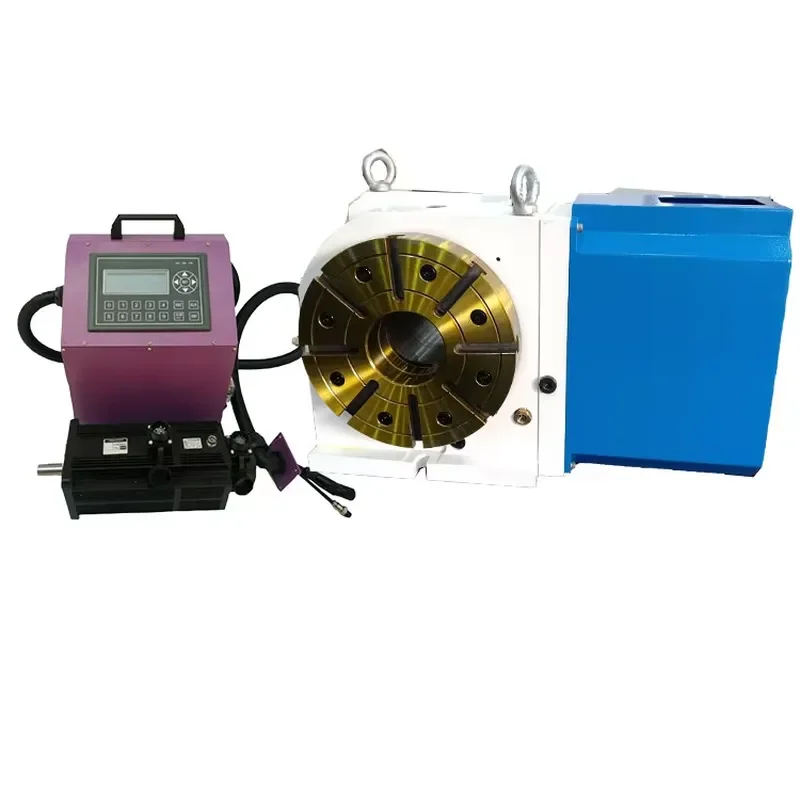 210R 4-axis Electric Split Head with Control Box for CNC Universal Milling Machine