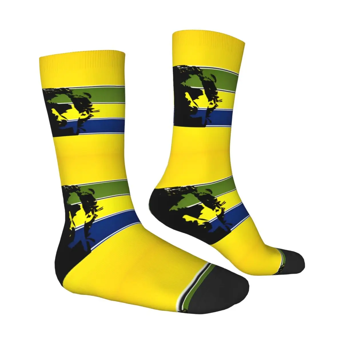 Frauen Männer Socken Ayrton Senna ayrton Rennstrümpfe Winter Moderne Qualitätssocken Benutzerdefinierte laufende antibakterielle Socken