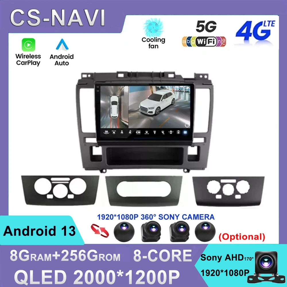 

For Nissan Tiida C11 2004 - 2013 Android 13 Car Radio Multimedia Video Player Navigation GPS Auto Stereo Carplay Touch Screen