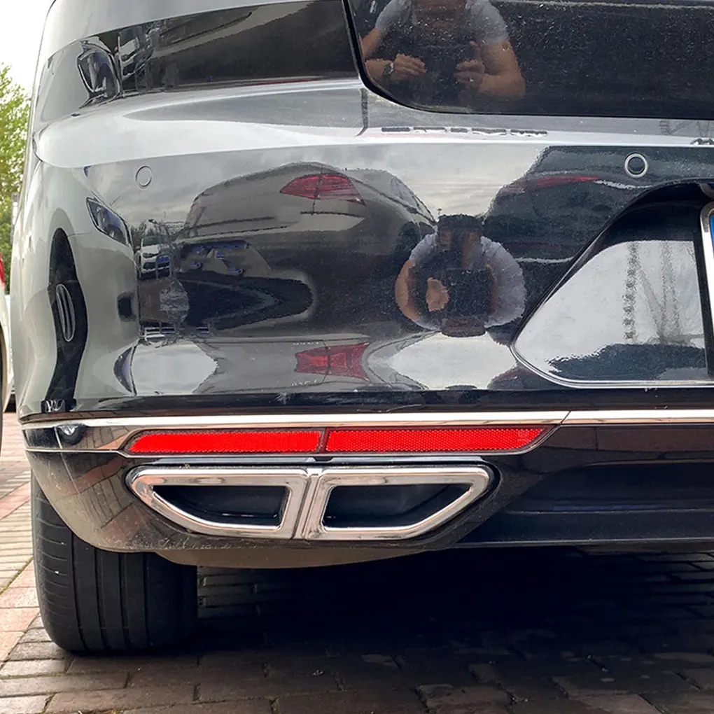 

ABS Wide Compatibility And Impeccable Decoration Car Exhaust Diffuser Frame Cover Durable