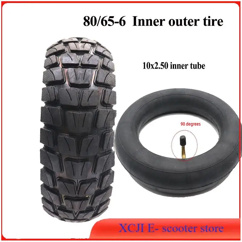 الأصلي 80/65-6 على الطرق الوعرة الأنبوب الداخلي للإطار الخارجي ل Joyor S5 S8 S10s S سلسلة سكوتر كهربائي الطريق نفخ الإطارات الملحقات #3