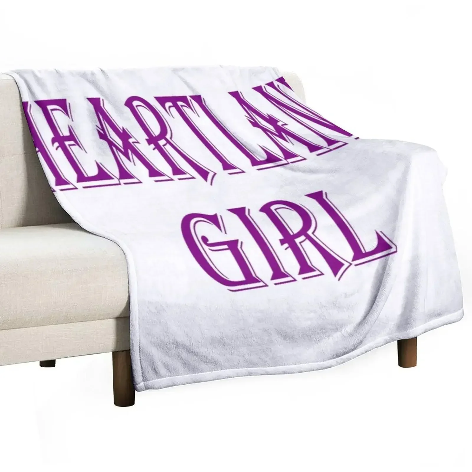 Heartland Girl Throw Blanket Decoratives Decorative Sofa Polar Weighted Summer Beddings Personalized Gift Blankets
