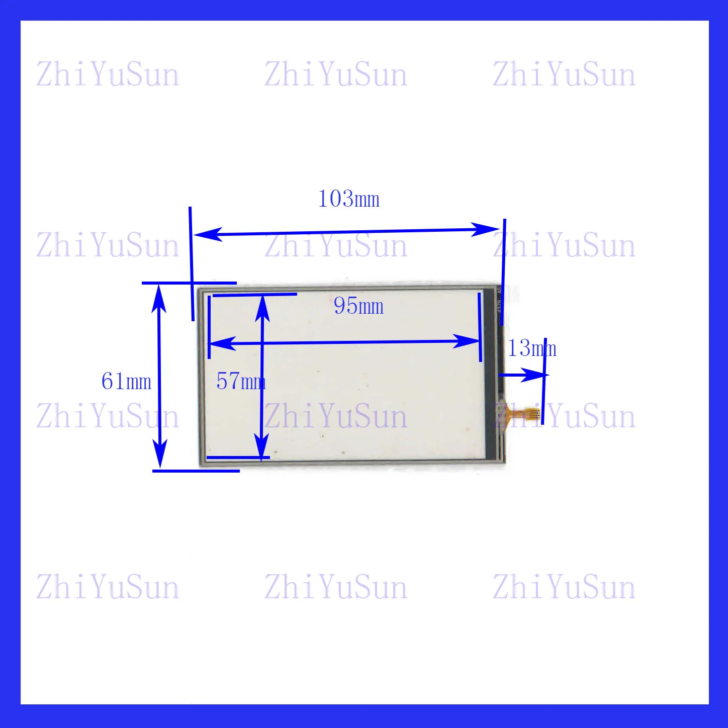 4378 103*61mm 103*61 4378 digitizer nissan radio  this is compatible