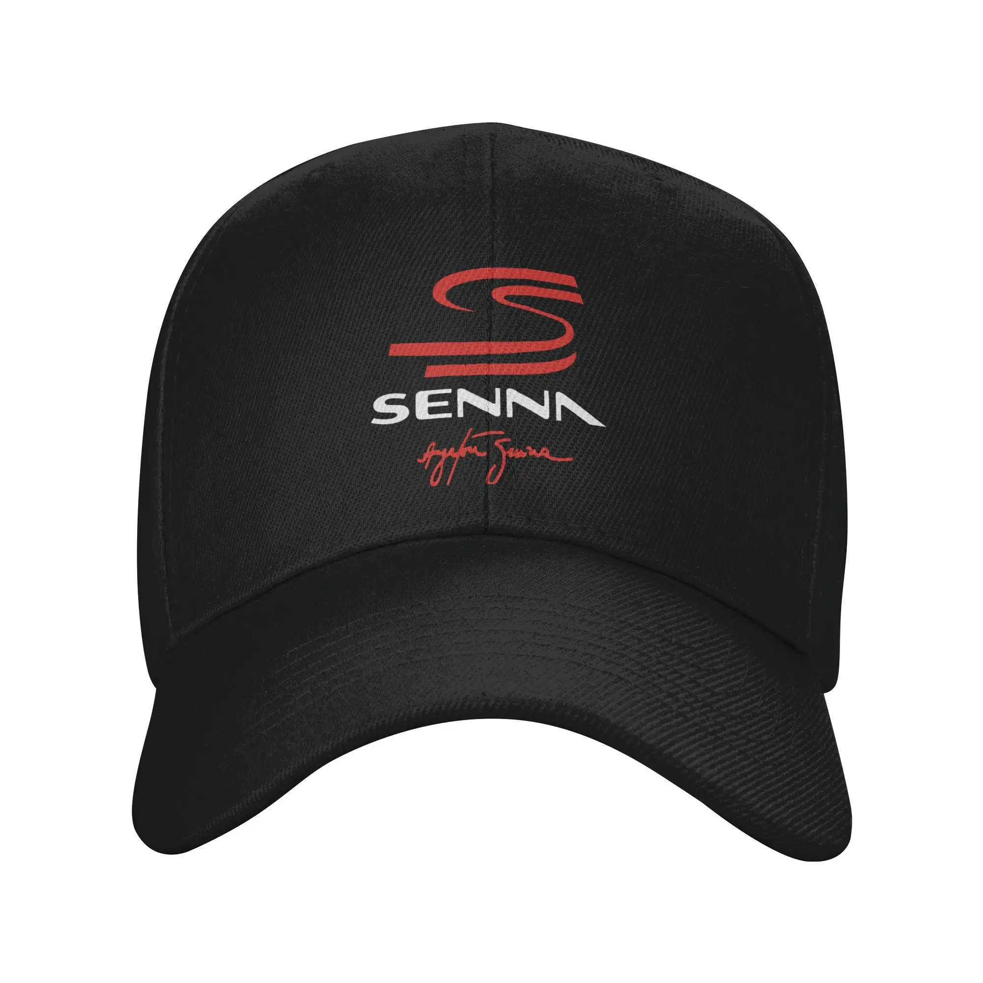 Ayrton Senna Signature Cap Men Women Racing Car Hats Trucker Worker Cap Golf Hats Breathable Snapback Caps Baseball Caps Summer