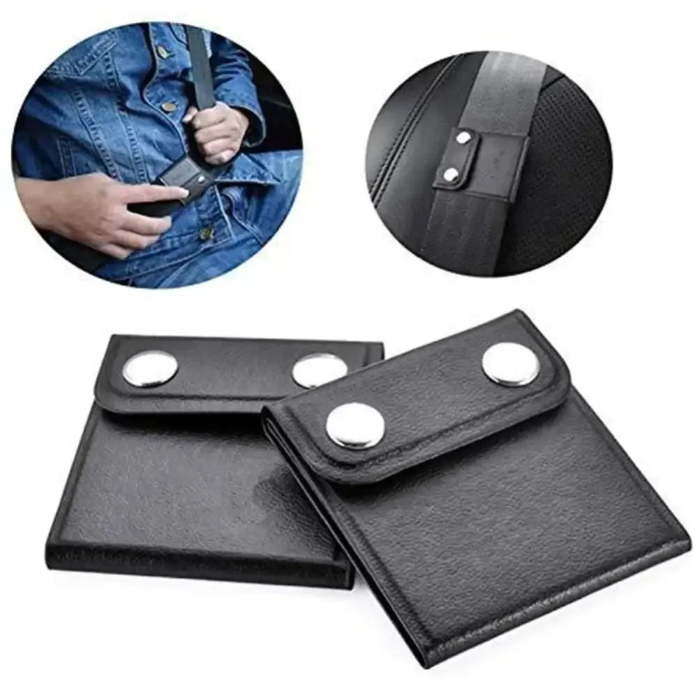 

Sturdy Material Seat Belt Adjuster Clip Durable Construction Portable Size Anti-Tight Neck Strap Fixing Buckle Simple Adjustment