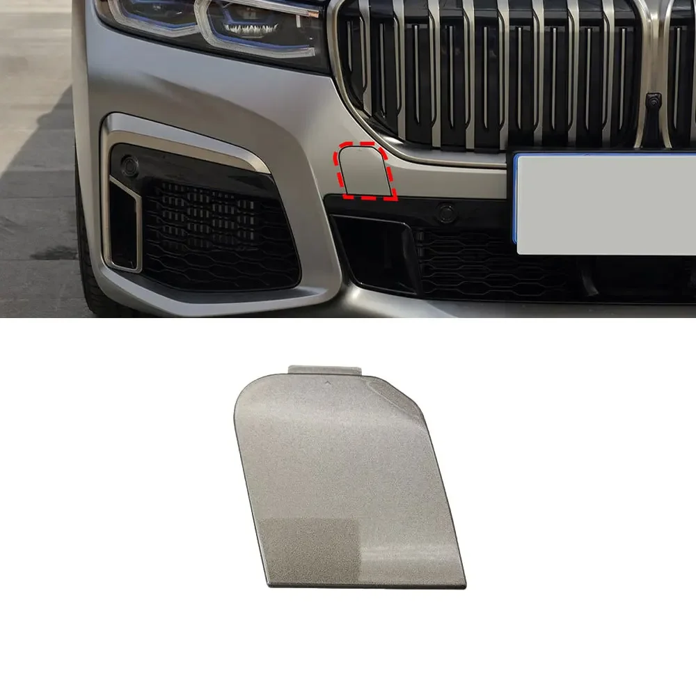 51118745836 Front Towing Hook Hole Cover For BMW 7 seri G12 LCI 2019 2020 2021 Bumper Trailer Cover