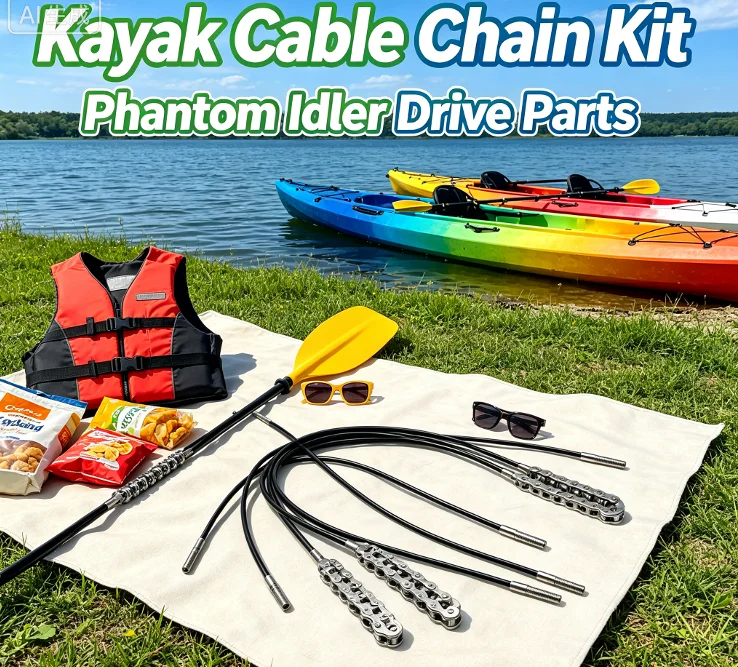 Kayak Maintenance Accessory Phantom Drive Idler Cable Chain Durable Pull‑Cable for Pedal Kayak Drive System Replacement