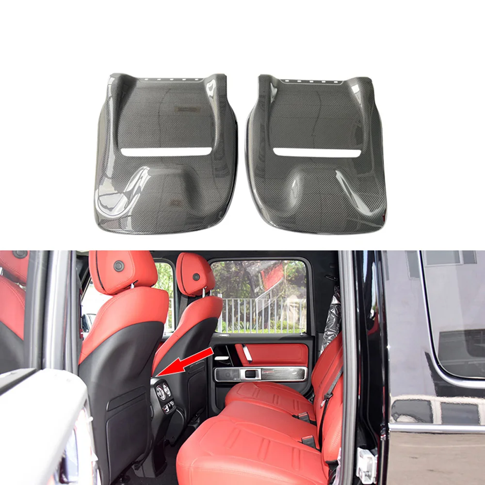 2pcs Real Dry Carbon Replacement Seat Back Cover Kit For Mercedes W464 W463 G500 G63 C205 E213 AMG 2018UP