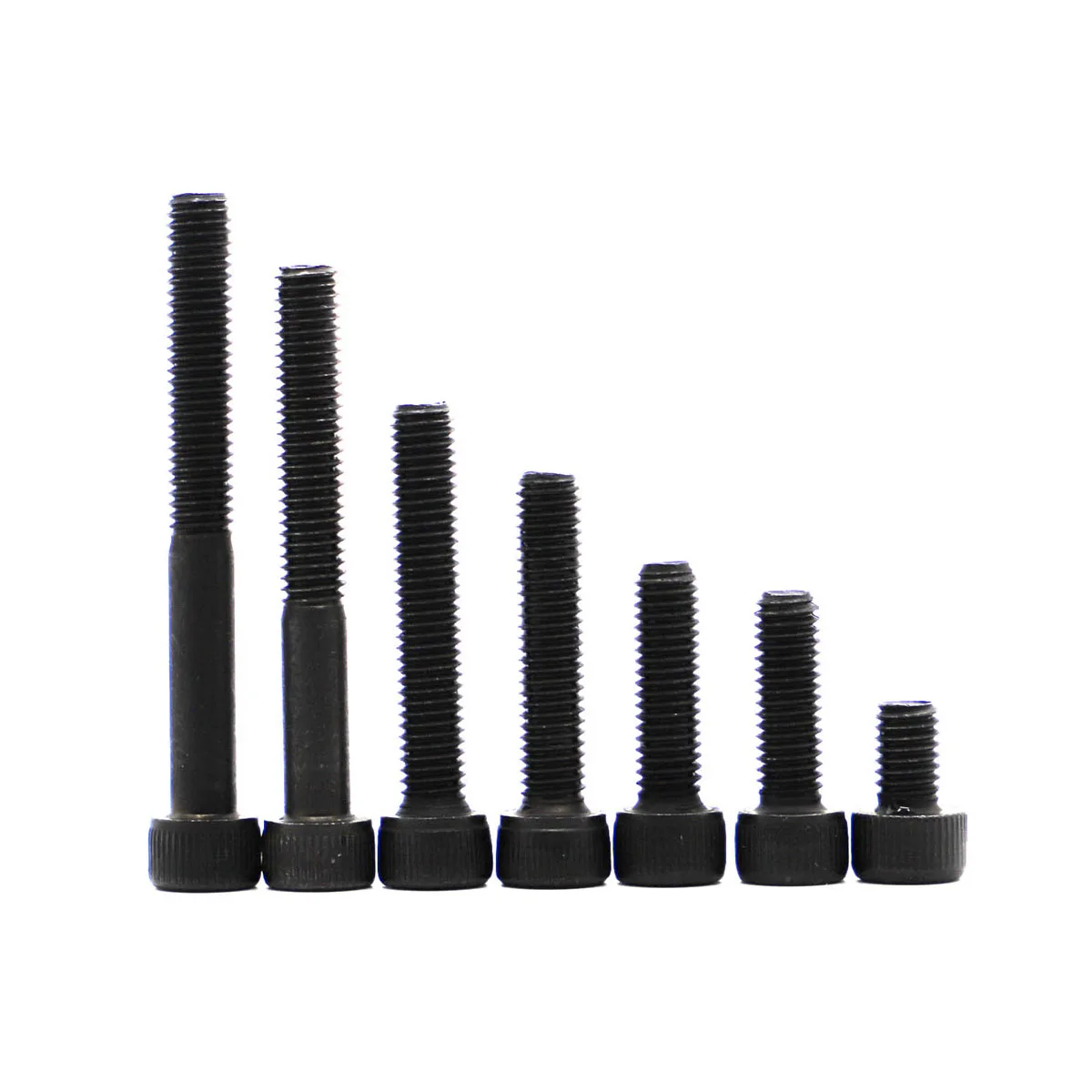 10-50Pcs Hexagon Hex Socket Cup Schroef M1.6 M2 M2.5 M3 M4 M5 M6 M8 M10 Zwart 12.9 Grade Carbon Staal Allen Bouten DIN912