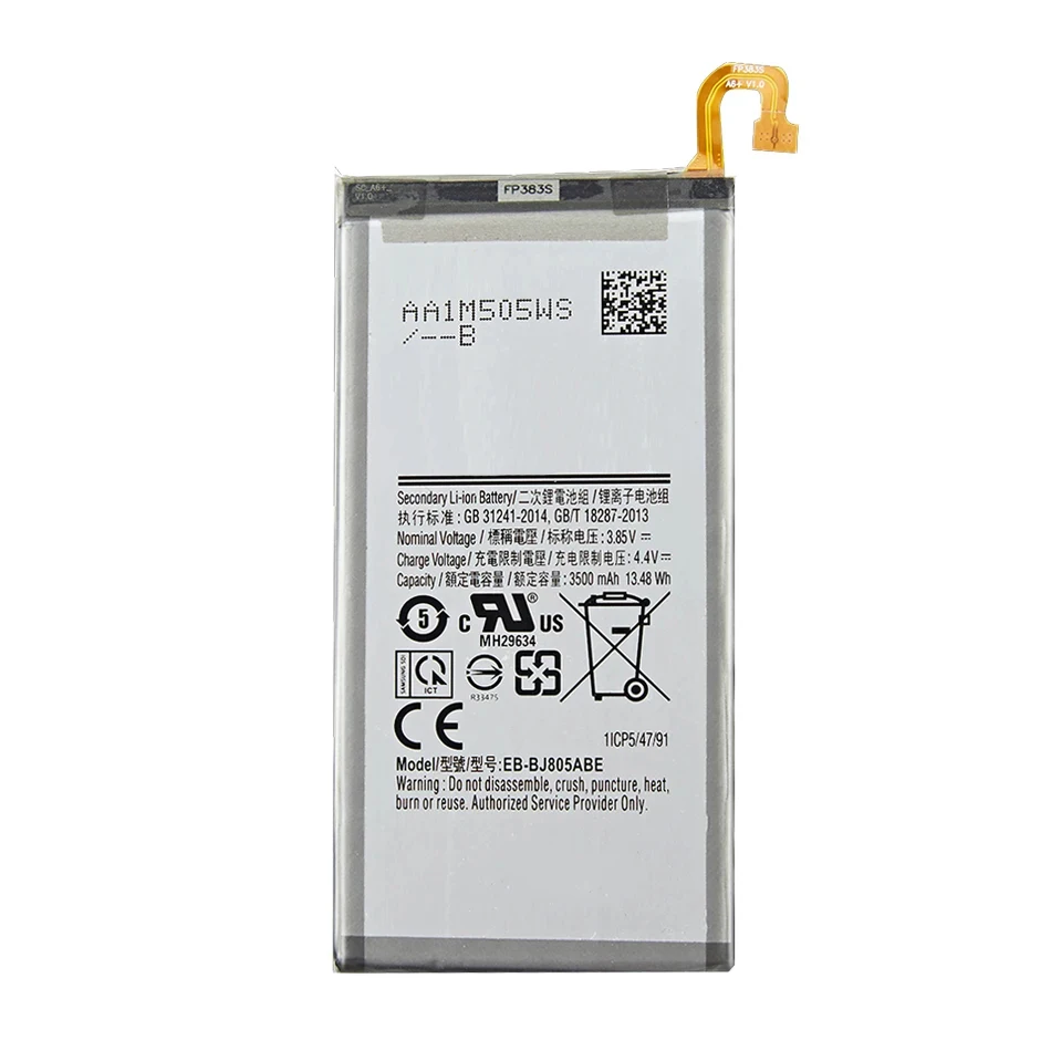 Battery EB-BJ805ABE 3500Mah For Samsung Galaxy Plus A6+ A6plus A6 + SM-A605F A605G A6050 A605K A605FN A605GN Bateria