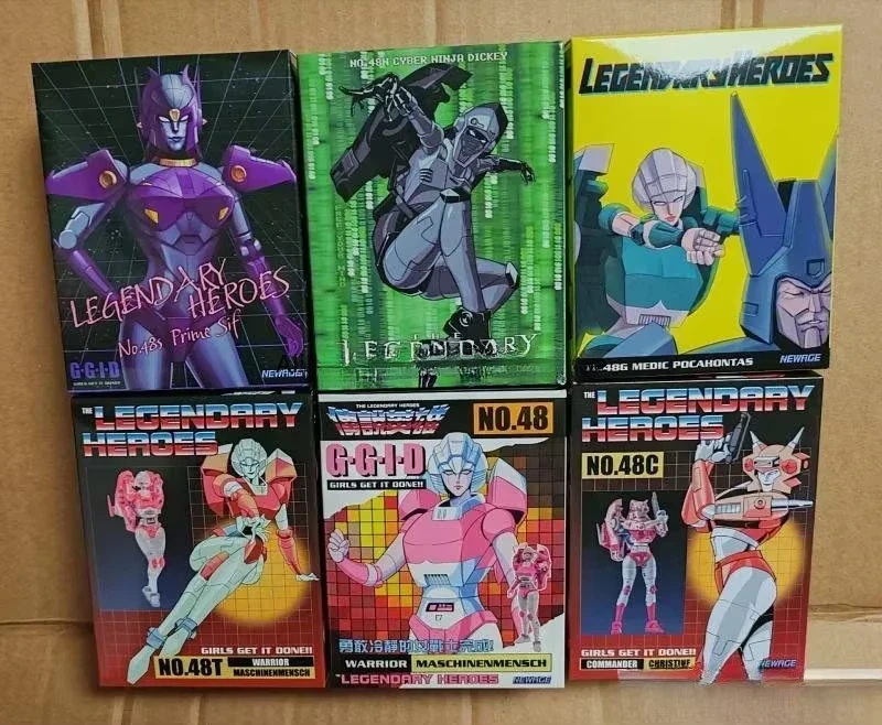 Transformación Newage NA H48 H48N H48G H48C H48S H48T Mini Arcee Ninja Dickey Pocket War G1 figura de acción de juguete