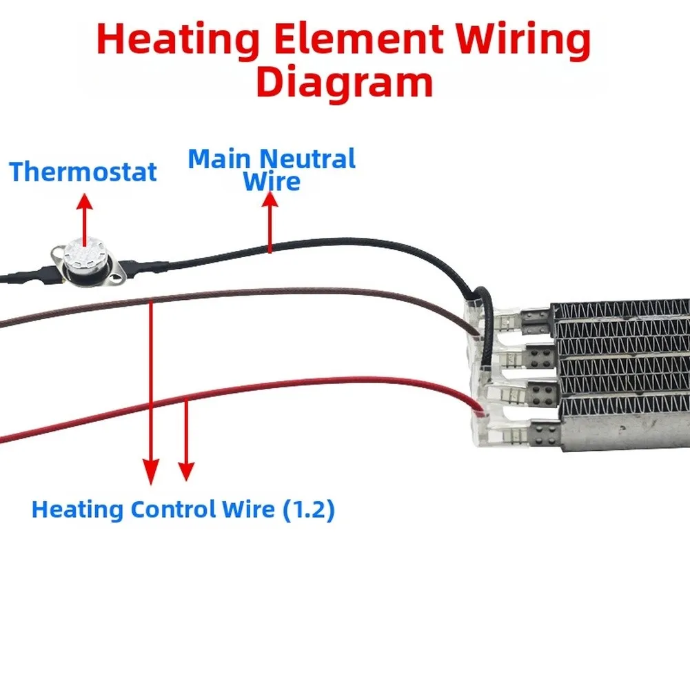 For PTC Ceramic Heating Element Replacement for Integrated Ceiling Heater Applications with Low Maintenance Design