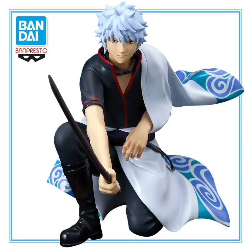 

In Stock BANDAI BANPRESTO Sakata Gintoki Gintama Anniversary Special Ver. Action Figurine PVC Model Collection Gift Toys
