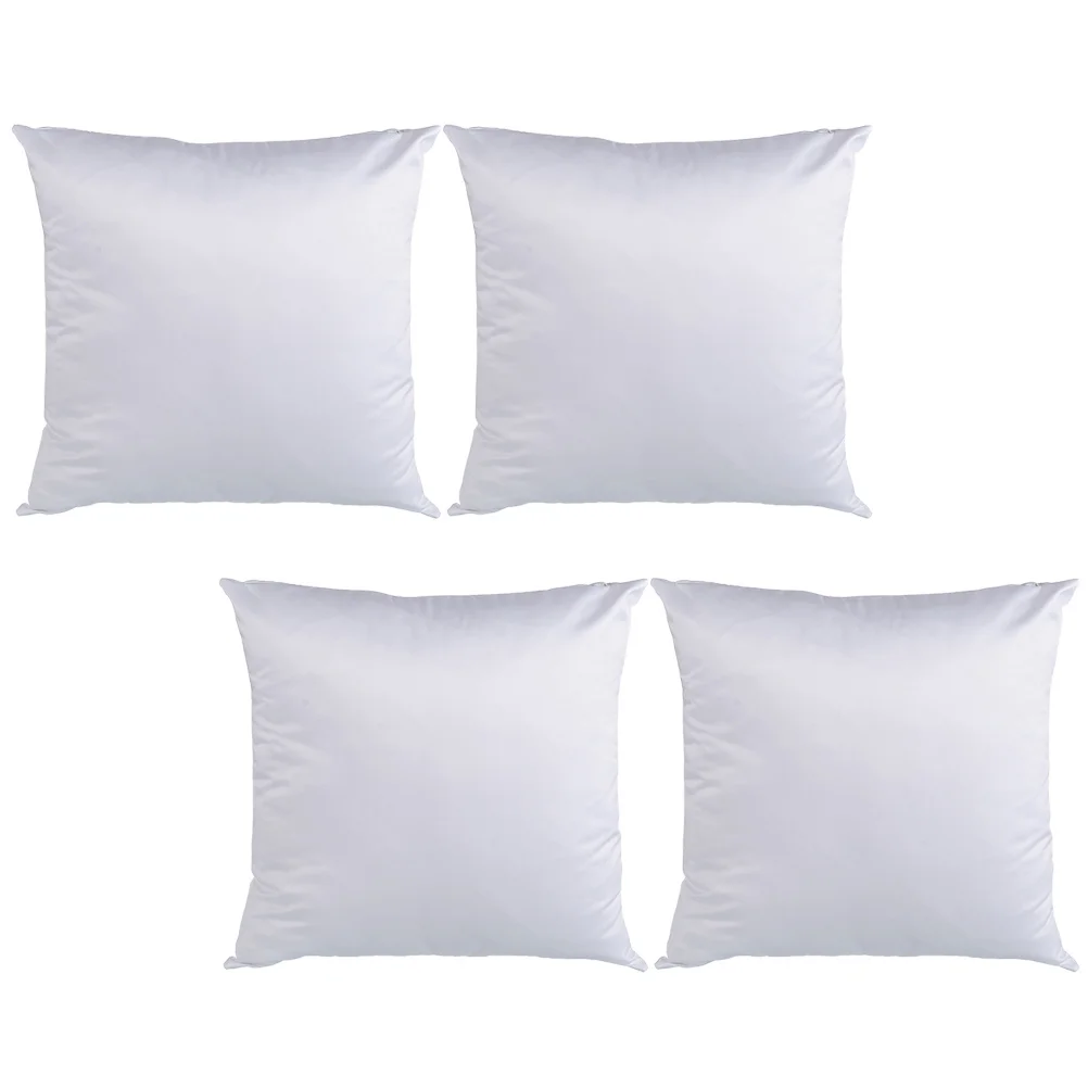 

4Pcs White Pillow Cover Blank Sublimation Case DIY Heat Press Pillow Cover for Holiday Christmas Decoration White Cushion Covers