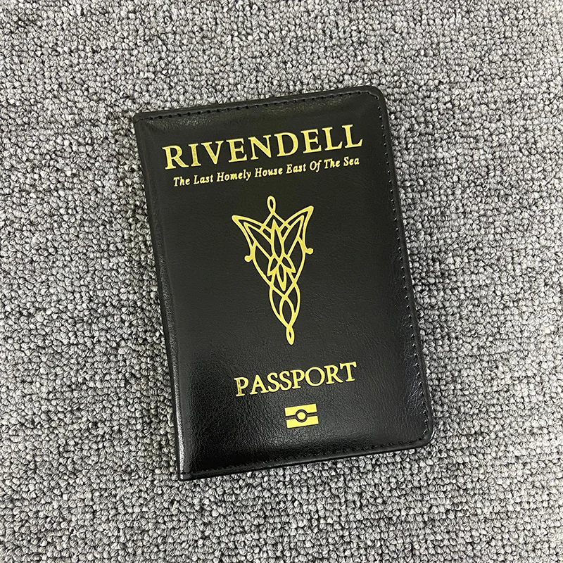 Travel Passport Cover Anime Rivendell Movie Travel Passport Holder Passport Wallet