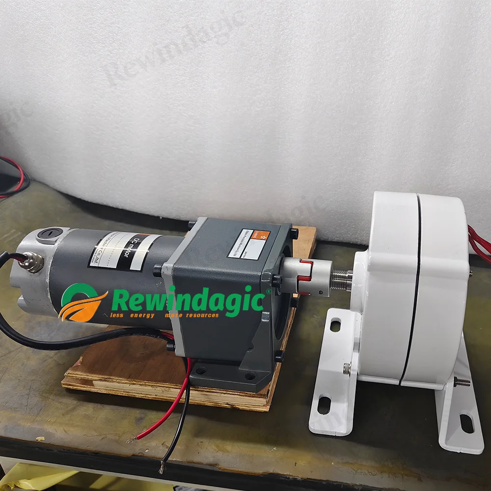 1KW 3KW 12V 24V Eenfase DC Elektrische Motor Uitgang 3 Fase AC Permanente Magneet Generator met Motor Complete Set DIY Voor Thuis