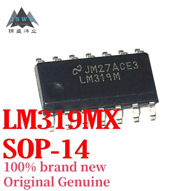 

(10/50 pieces) LM319M LM319 SOIC-14 dual high-speed high-voltage comparator chip. Brand new. Large inventory. Free shipping