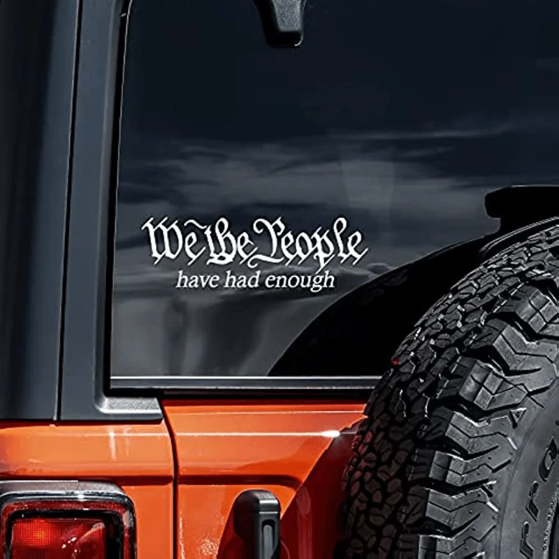 Car Sticker Durable Wear-Resistant Window Door Support Statement Decal Auto Styling Accessories Multi-Purpose Gift