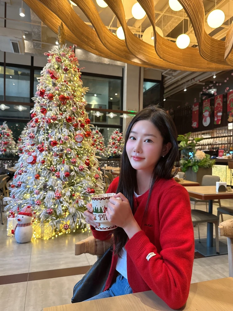 Retro Knitted Open Cardigan Letter Embroidery Women's Woolen Sweater Outerwear Trendy Brand Overdue Flair Spring 2025