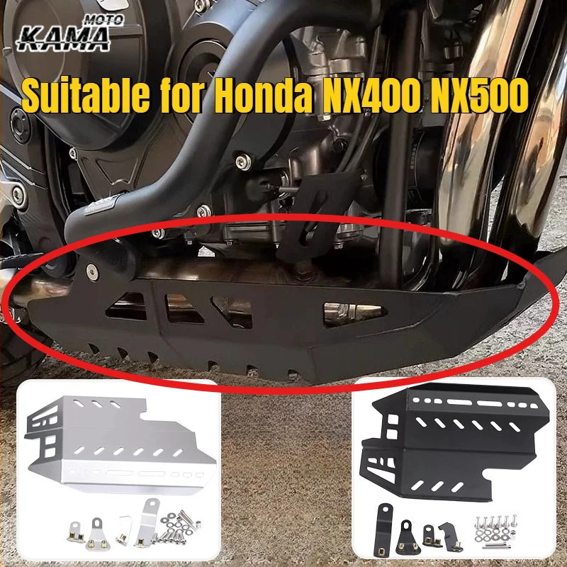 

Suitable for Honda NX400 Chassis Engine Guard Plate NX500 Locomotive Aluminum Alloy Thickened Armored Shroud Accessories