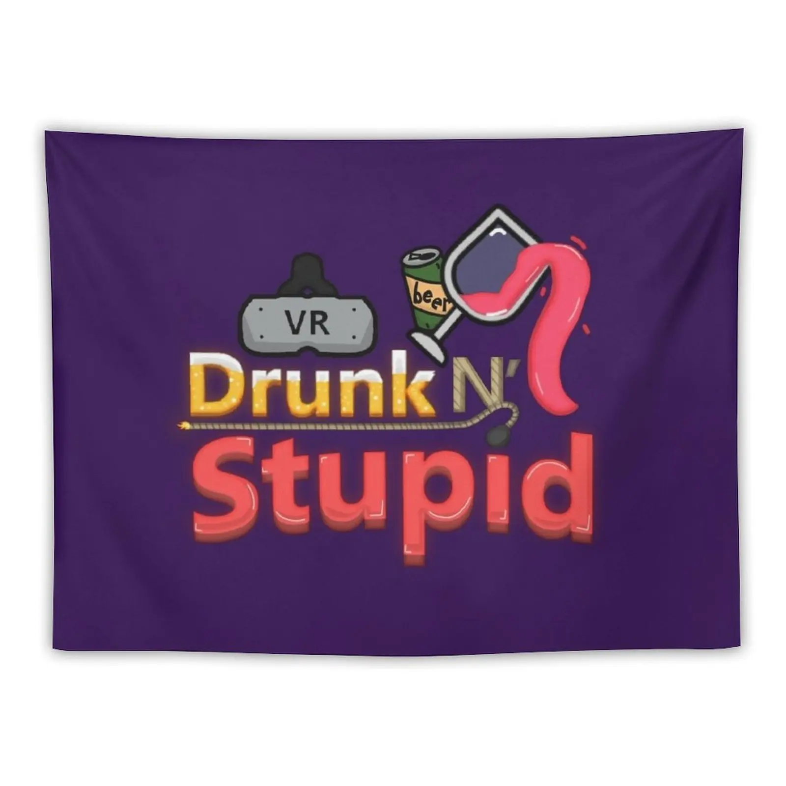 Drunk and Stupid Tapestry Aesthetic Home Decor Aesthetic Room Decors Tapestry