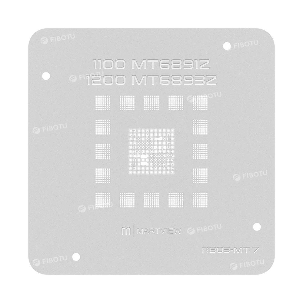 Martview RB03-MT7 CPU BGA Reballing Stencil for MTK Dimensity 1100 MT6891Z / 1200 MT6893Z