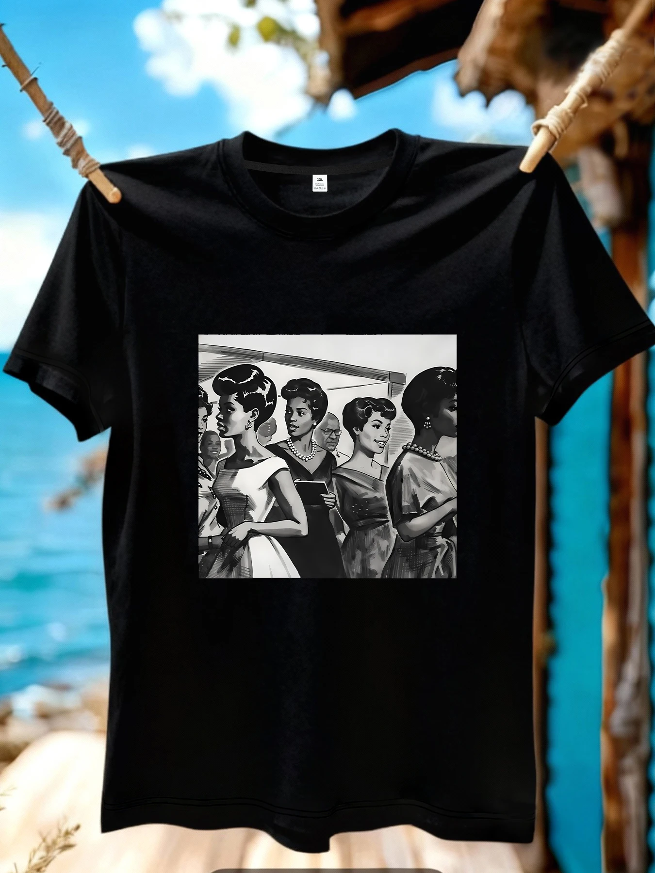 

【JYDX1104】Creative printing plus size women's T-shirt summer casual street fashion women's Joker short sleeve T-shirt