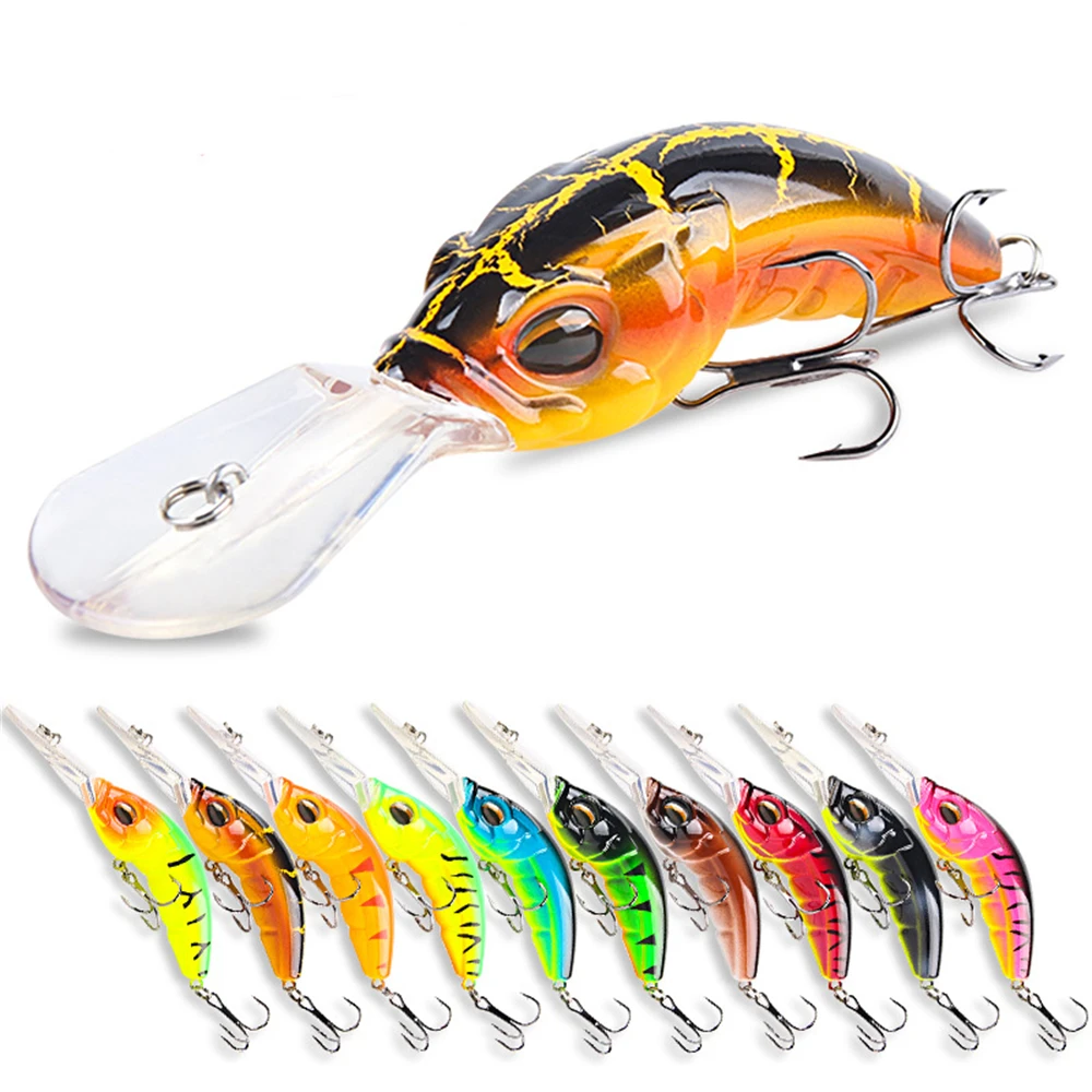 1 pz Minnow Fishing Lure 12.2cm 14.5g Floating Hard Wobbler Bait Crankbait Carp Striped Bass Pesca attrezzatura da Pesca SwimBait