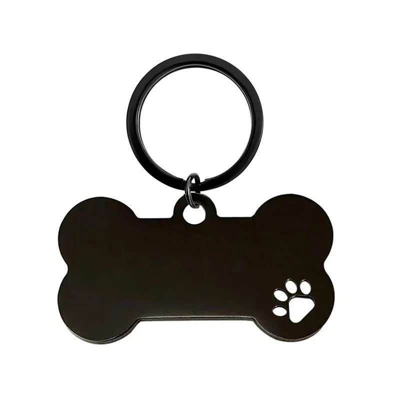 1pc Creative Custom Text The name of the love wavy line Personalized Dog Tags Customized Dog Collar With Name For Dog Tag Name view 5