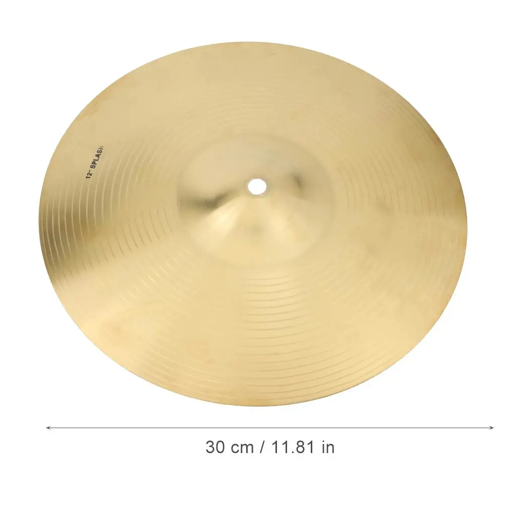 12-inch duurzame koperen bekken voor drumstel - Hoogwaardig muziekinstrumentaccessoire