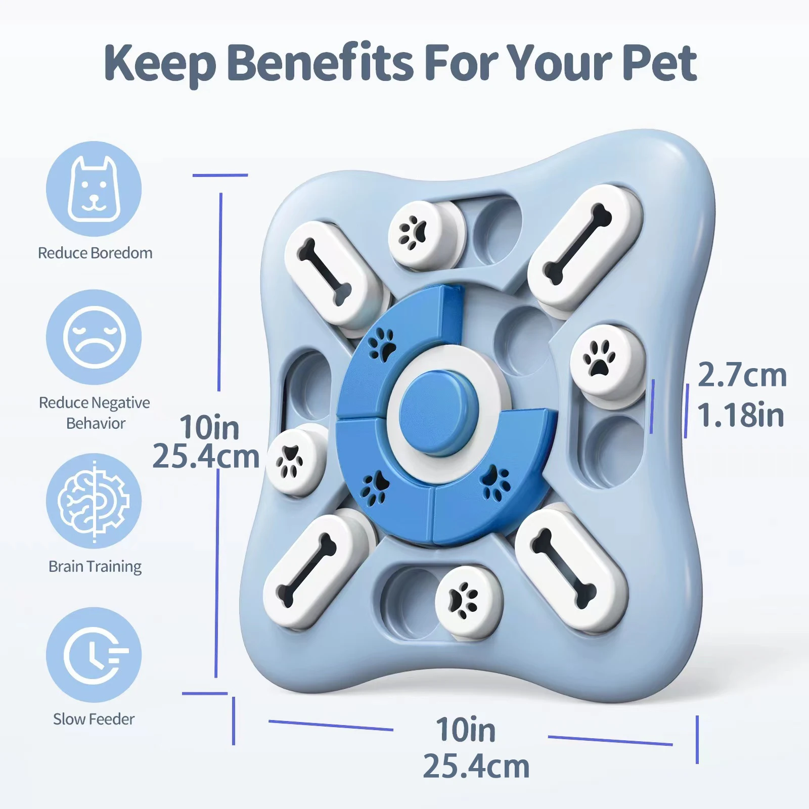 Dog Puzzle Toys, Toys For Dogs To Train IQ, Help Pets Digest, Feed Slowly And Decompress Toys Can Be Used As Gifts For Dogs