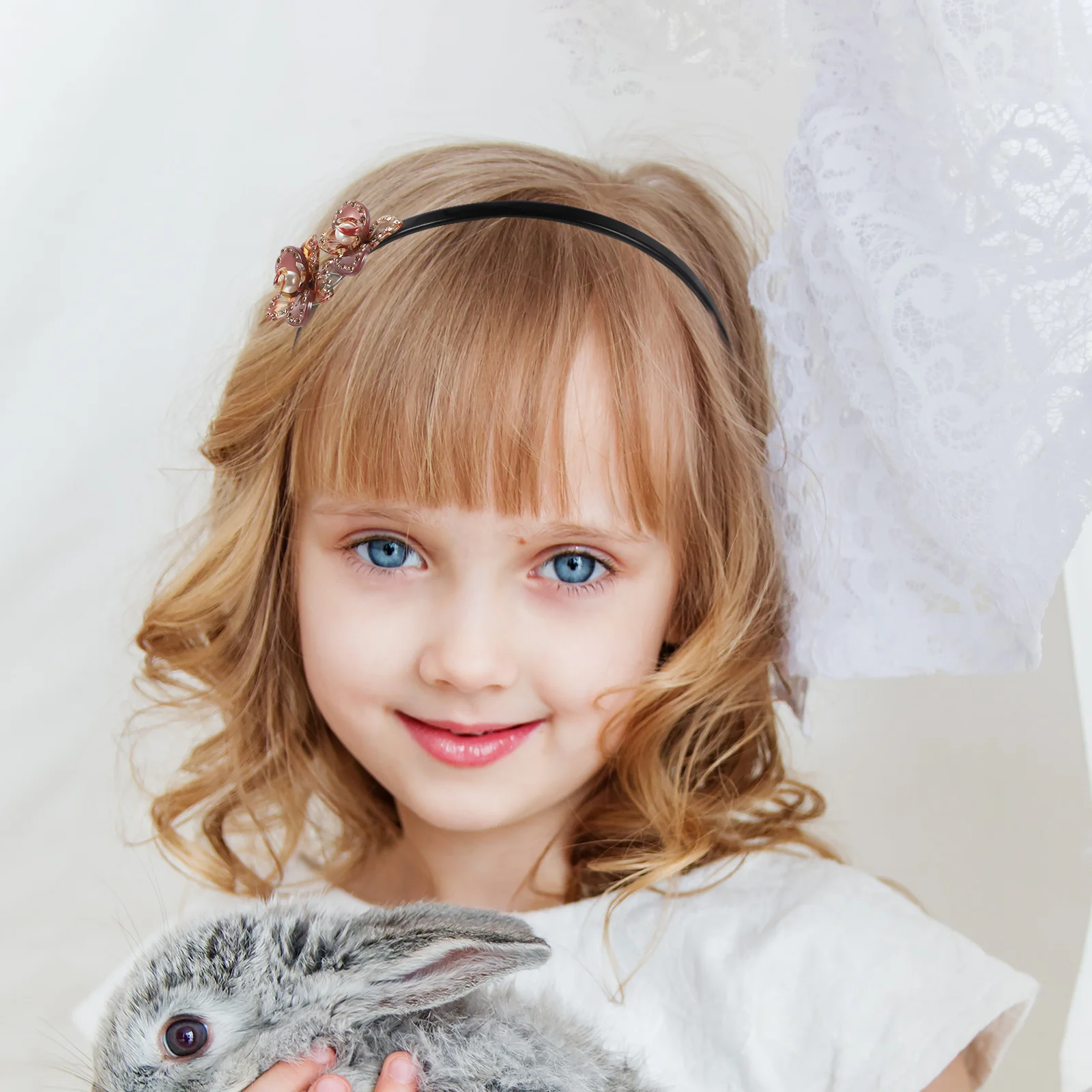 

Повязка на голову с цветочным принтом и стразами, элегантная повязка для волос для женщин, вечерние, повседневная одежда, стильный головной убор, модные аксессуары для волос