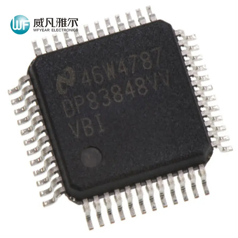 DP83848IVV/NOPB Ethernet ICs PHYTER Industrial Temp SGL Port electronics stock, nueva llegada