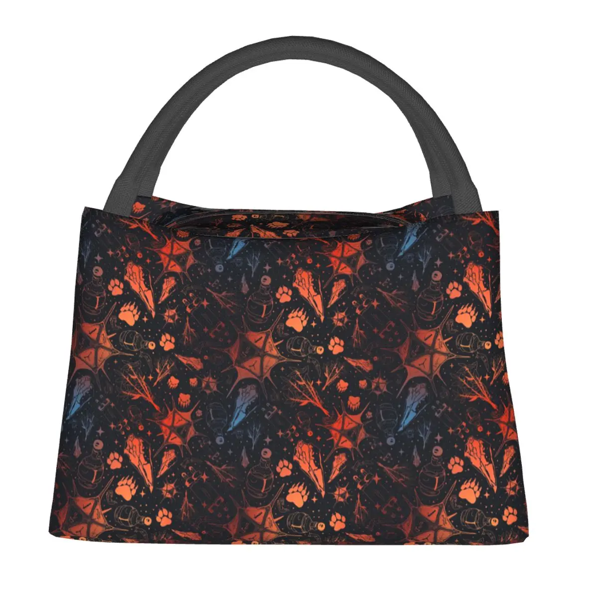 BG3 Pattern Astarion Shadowheart Druid Potion Insulated Lunch Bag for Women Children Leakproof Food Boxes Thermal Lunch Box Tote