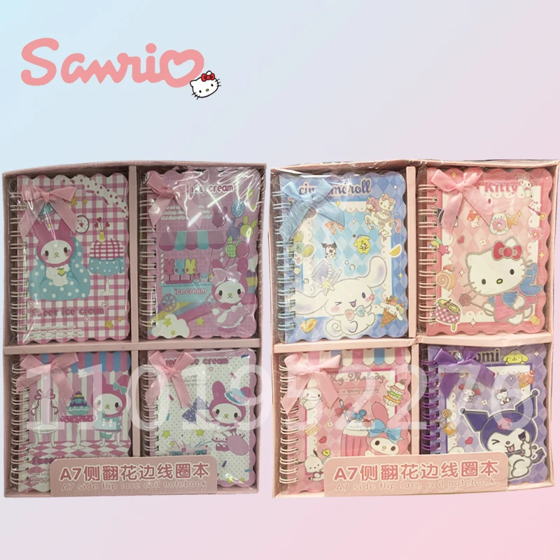 20pcs Sanrio Notebook Kuromi Hello Kitty MyMelody Daily Weekly Planner Agenda Weekly Stationery Office School Supplies Wholesale