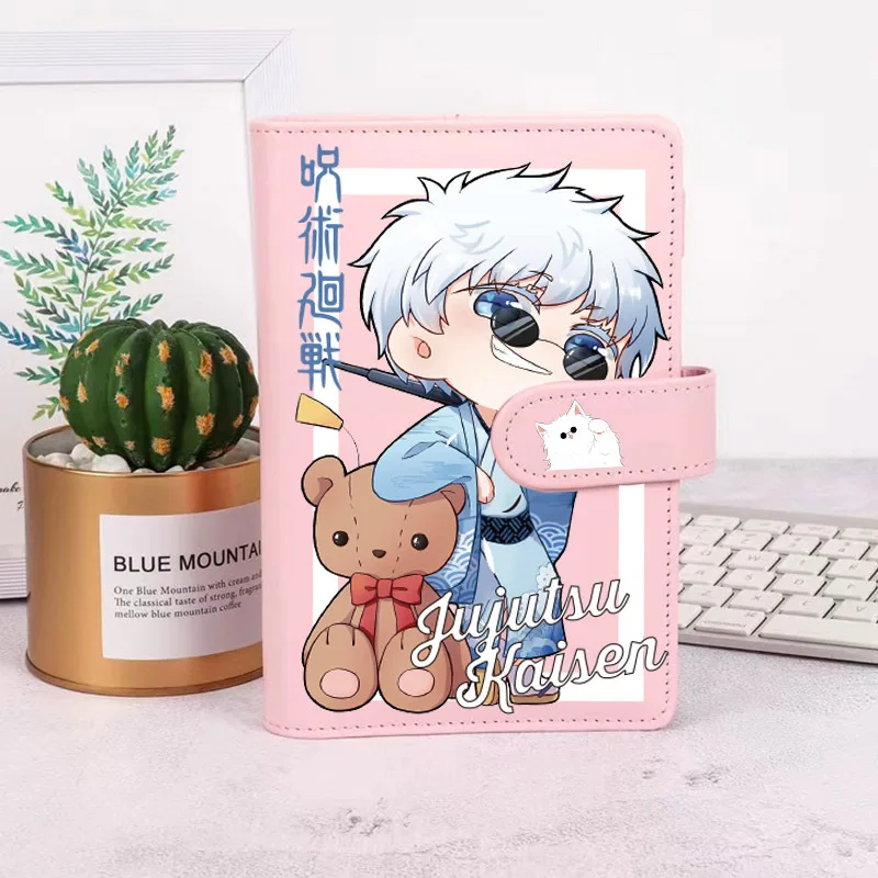 Anime Jujutsu Kaisen Peripheral Notebook Gojo and Geto Notebook Satoru Gojo Cartoon Diary Student 5T5 Stationery Supplies Cute